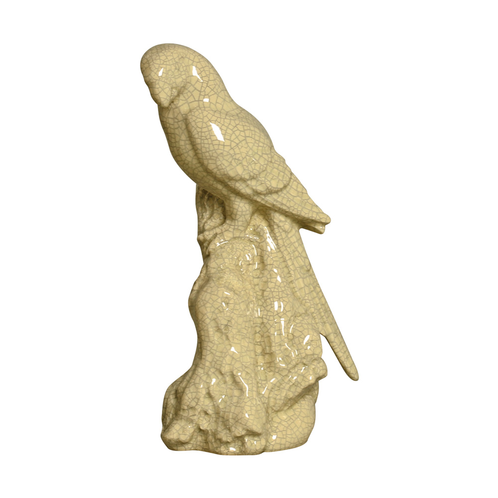 PASSARO GALHO P BEGE -  Objetos para Decoração em cerâmica - 