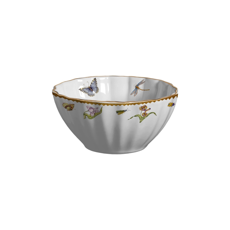 BOWL CEREAL FLEUR BOTANIQUE C/ FILETE OURO - Linha Fleur Botanique - 