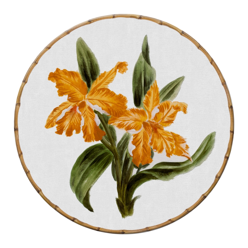 CONJ. CAPINHA JG AMERICANO ORQUIDEE LARANJA - Linha Orquidée - 