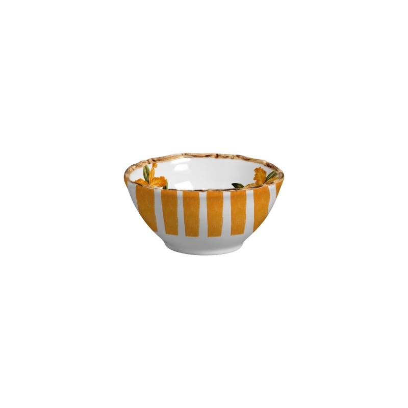 CONJ. 4 BOWL CEREAL ORQUIDEE LARANJA - Linha Orquidée - 